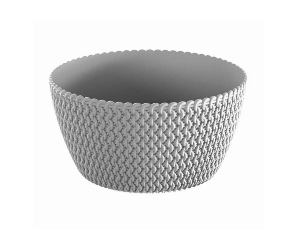 Ciotola Splofy Bianco D24x12cm in Plastica