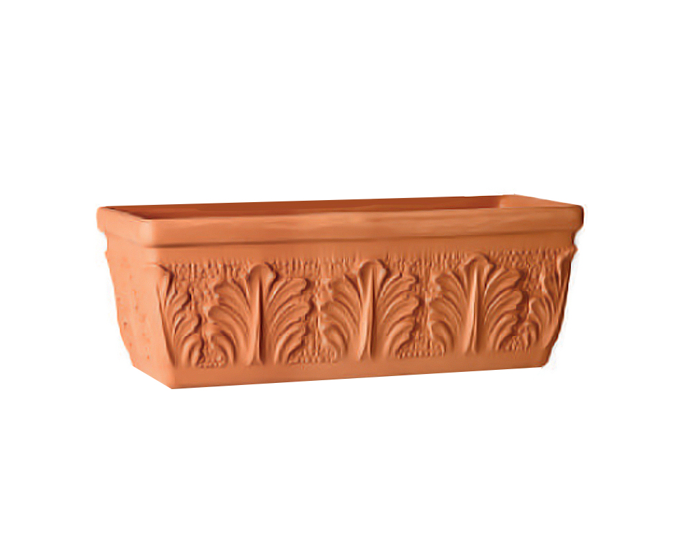 Cassetta Roma 52cm in Terracotta