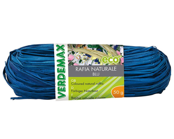 Rafia Naturale Bobina Blu in Carta