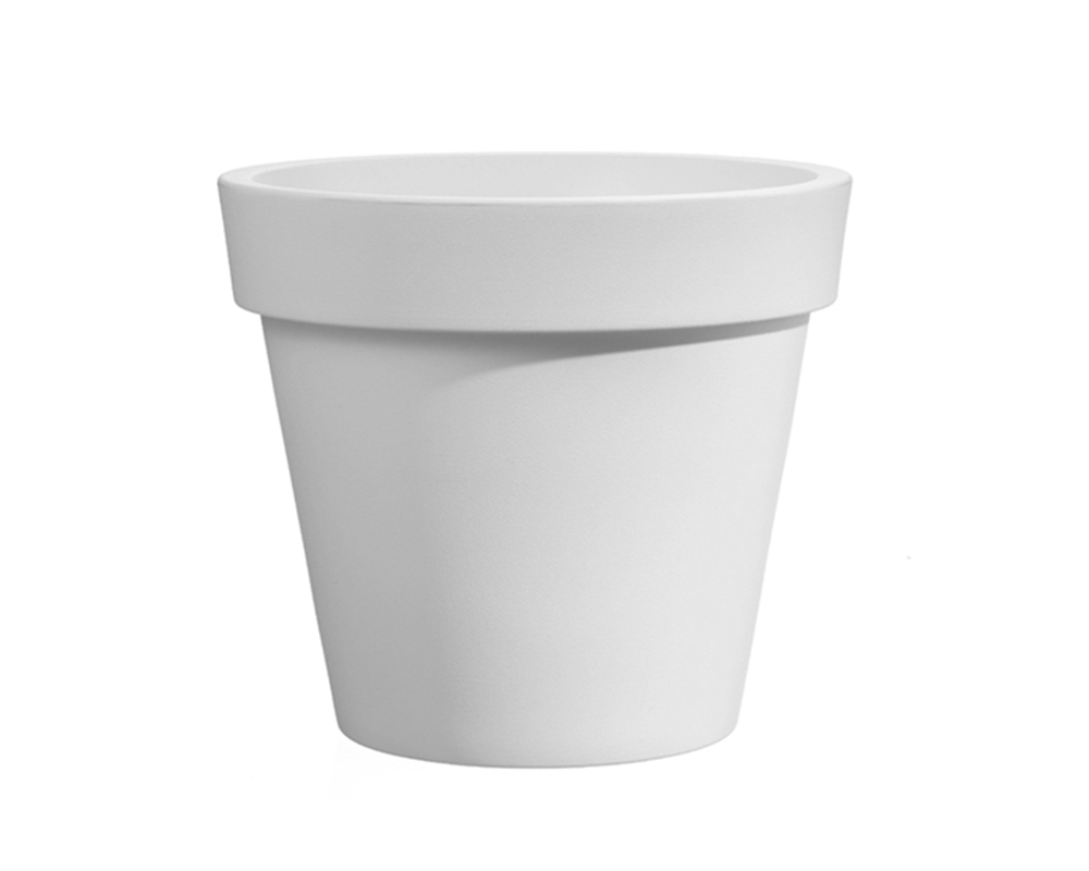 vaso easy 45 cm bianco veca vasi e coprivaso giardino plastica 1