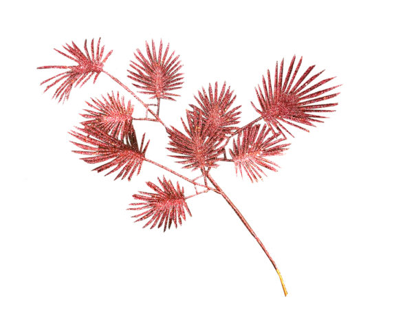 Ramo glitter aralia small burgundy