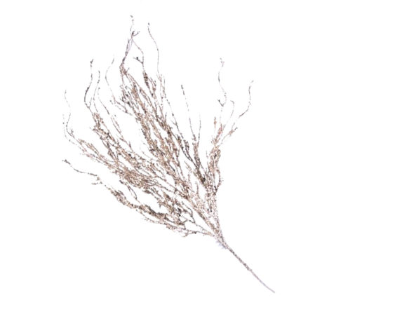 Ramo spoglio glitter champagne