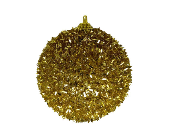 Sfera floccata 100mm oro