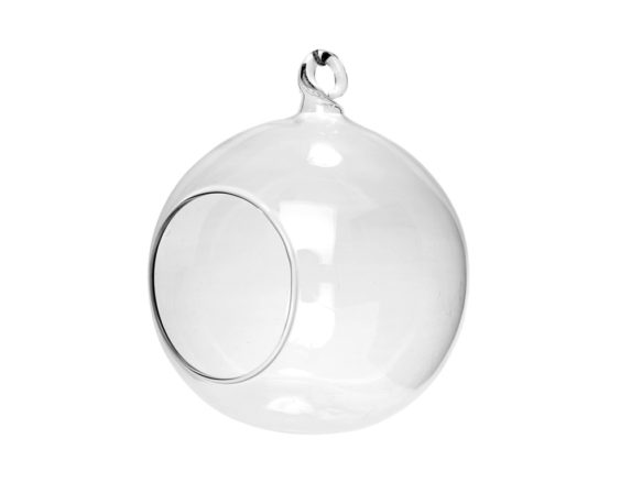 Sfera 100mm portalumino trasparente