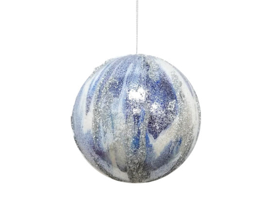 Sfera marble 110mm gamma azzurro