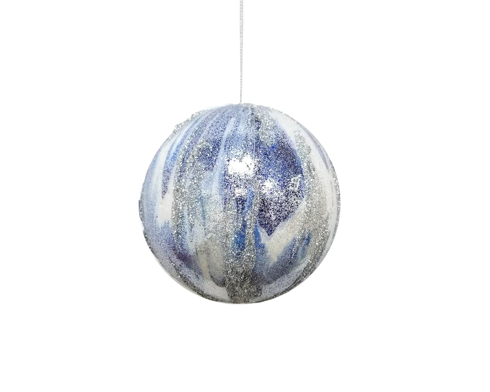 Sfera marble 90mm gamma azzurro