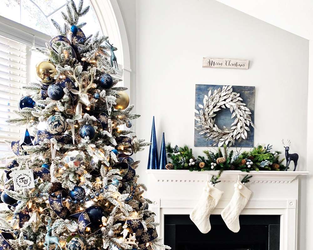 Sfera marble 90mm gamma azzurro - immagine 2