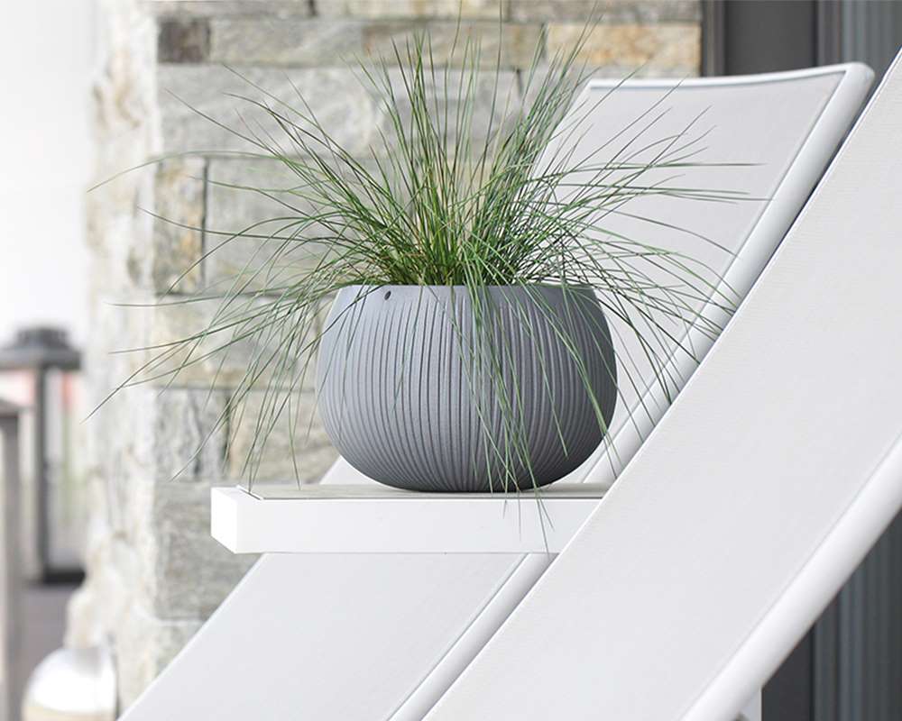 Ciotola Beton con Inserto Grigio D24cm in Plastica - immagine 3