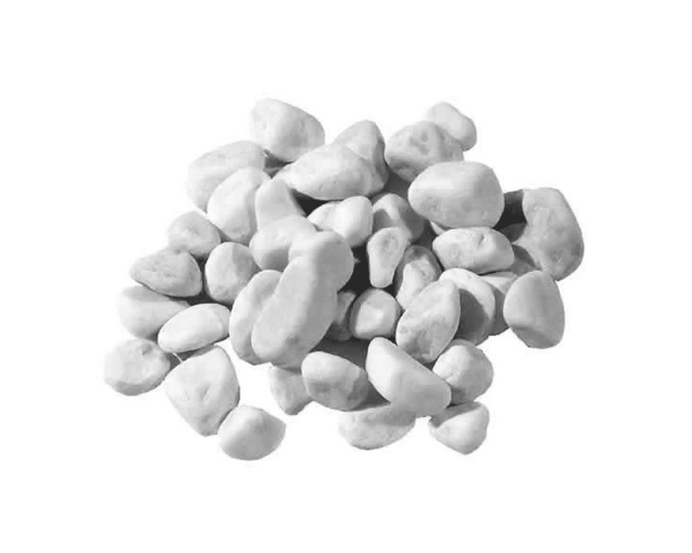 Sacco Ciotolo Bianco Carrara da 25kg D2,5/4cm in Marmo
