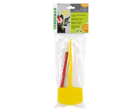 Set 10 Pz Etichetta per Piantagioni in Plastica