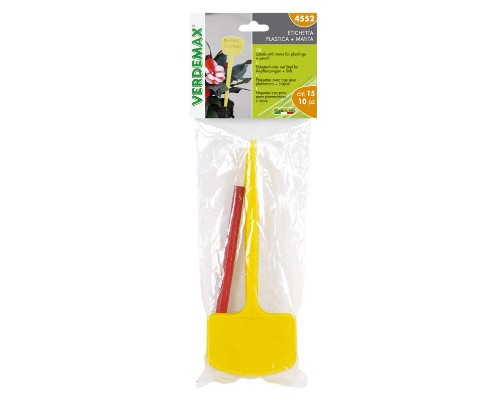 Set 10 Pz Etichetta per Piantagioni in Plastica
