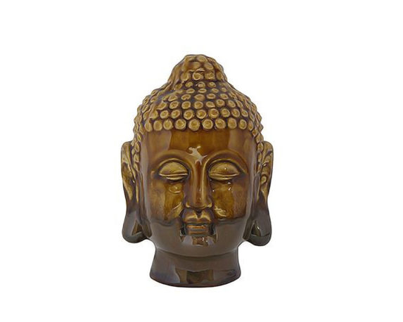 Buddha Milo Giallo Ceramica