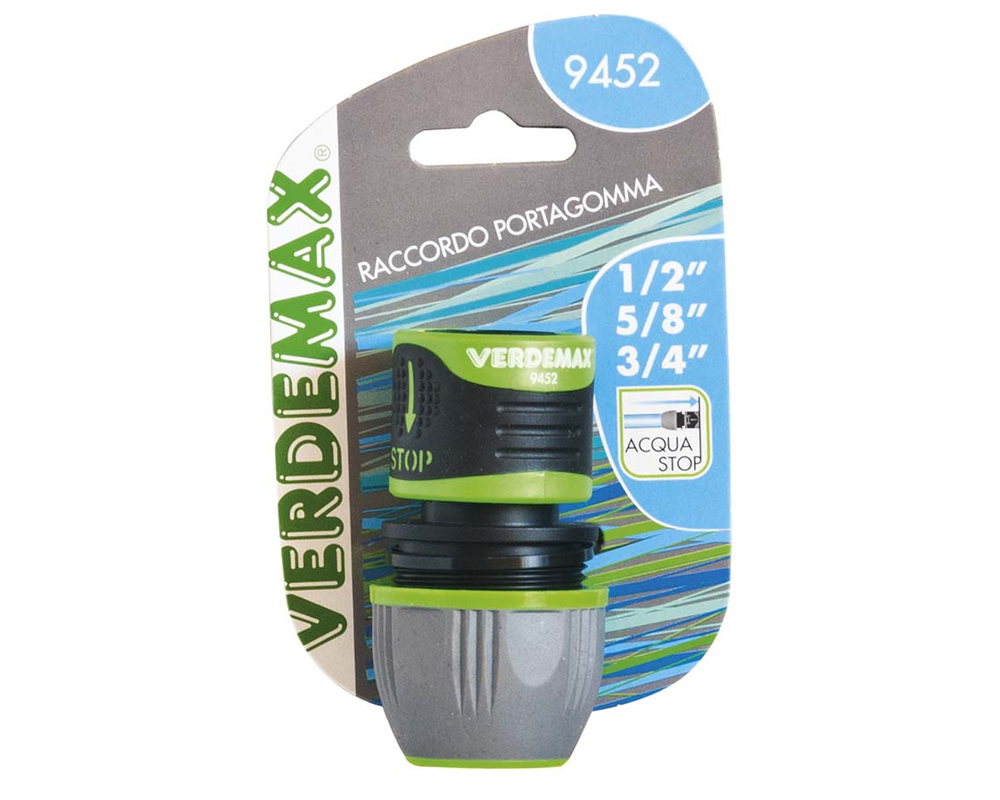 Raccordo Rubinetto 5/8"-3/4"-1/2" Acqua Stop in Plastica - immagine 2