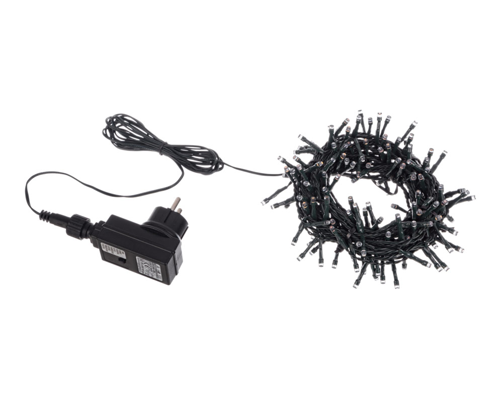 Cavo verde 300led luce bianca fredda