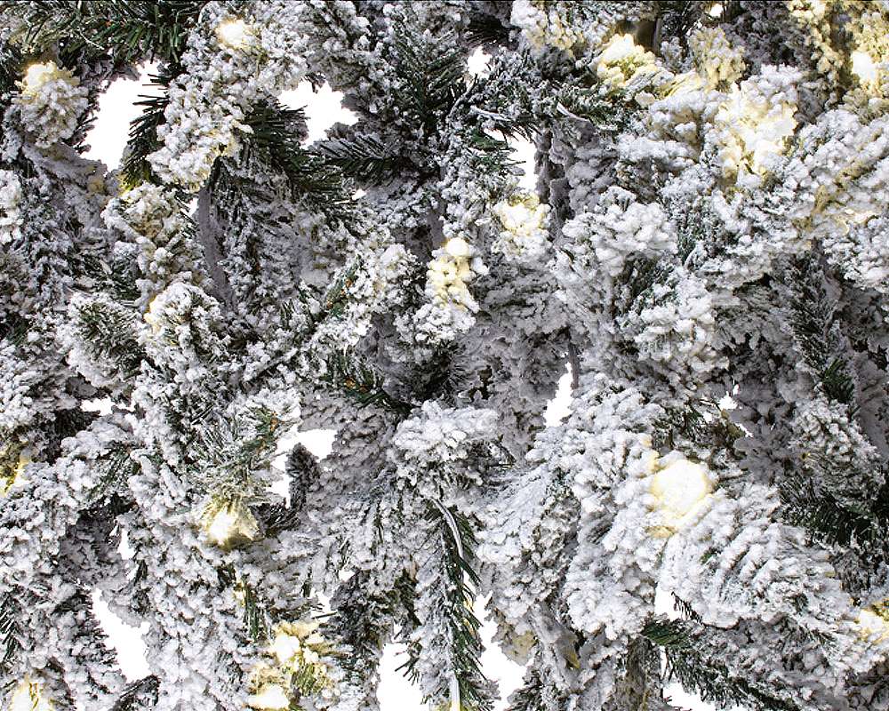 Albero innevato oregon h210 c-280 led - immagine 2