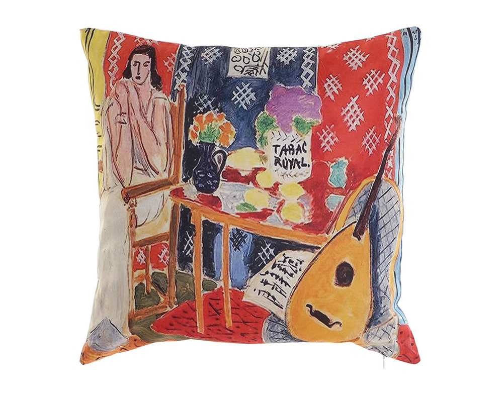 Cuscino opera d'arte poliestere ass. - immagine 2