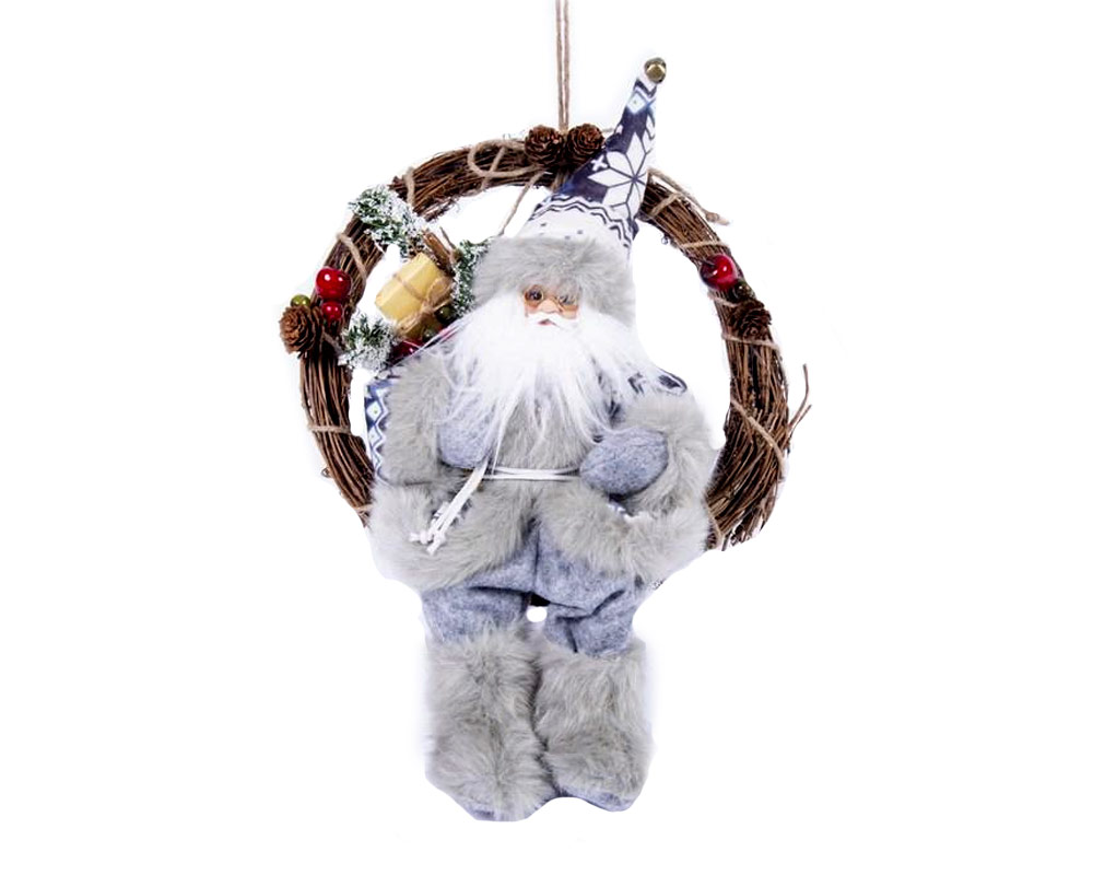 Corona santa claus artico blu/bianco