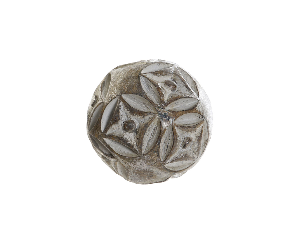 Sfera Decorativa Decapata Assortito in Legno di Mango