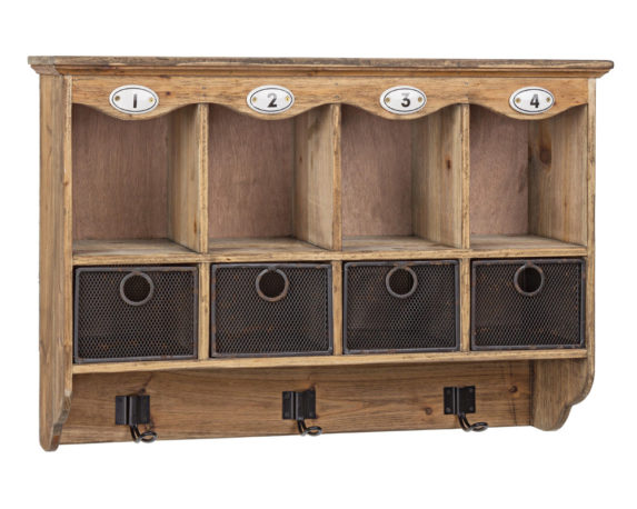 Pensile Officina in Legno, Ferro e Zinco