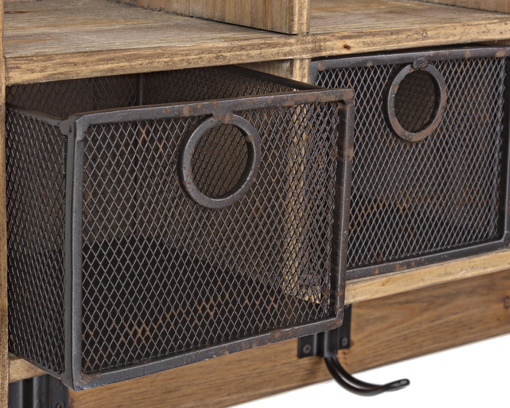 Pensile Officina in Legno, Ferro e Zinco - immagine 3