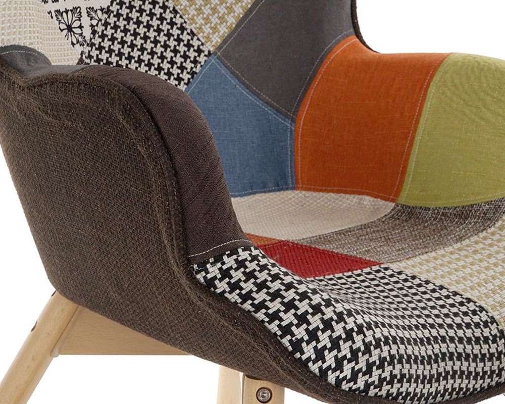 Poltrona set 2 poliestere pino - immagine 2