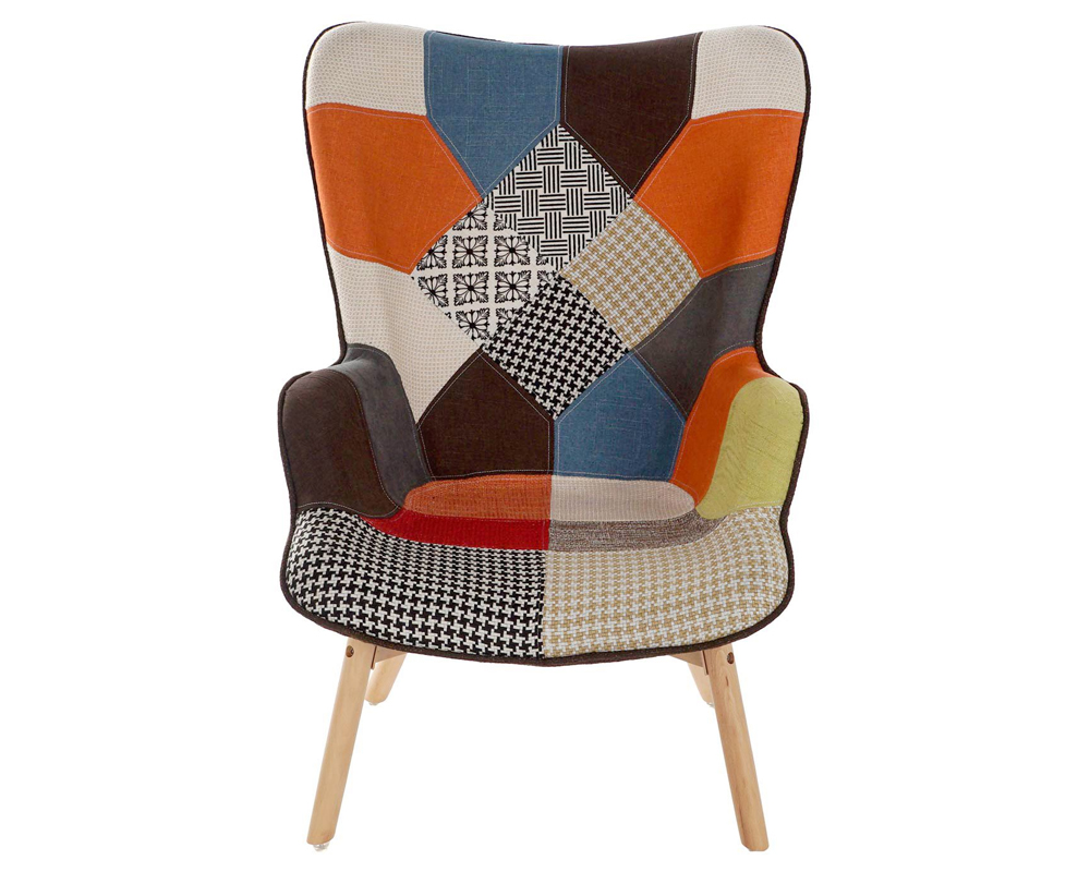 Poltrona set 2 poliestere pino - immagine 5