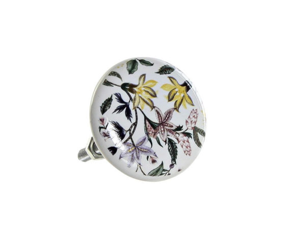 Pomello Floral Assortito in Ceramica e Metallo