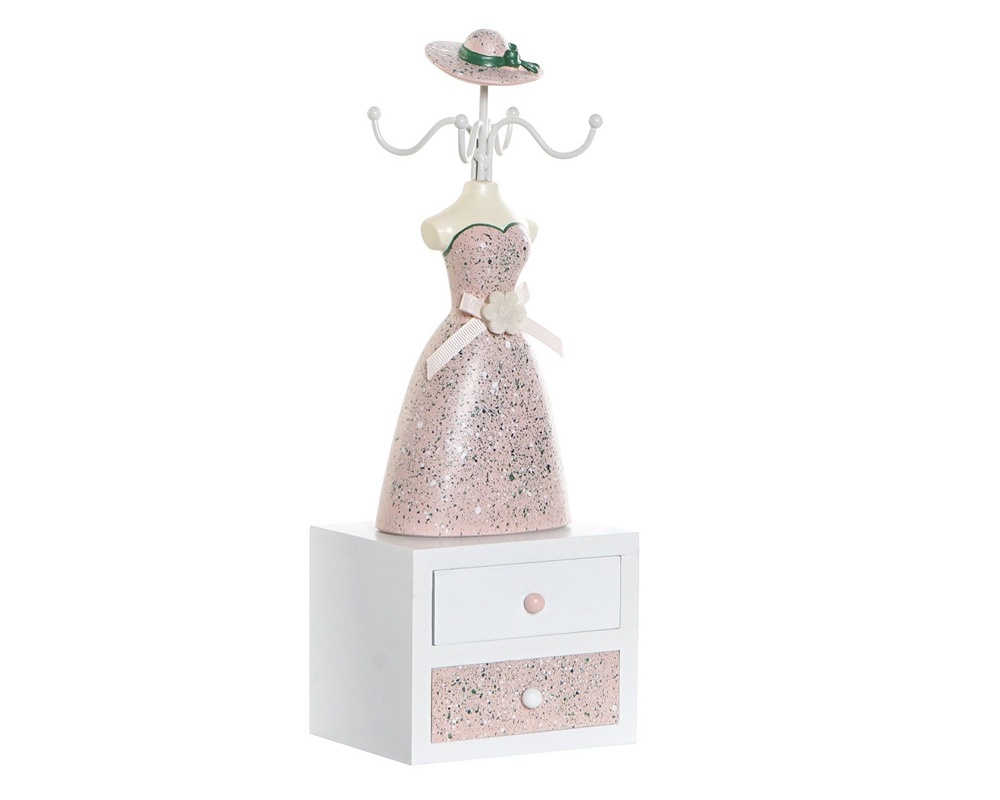 Porta Gioielli Lady Art Assortito in Resina e MDF - immagine 2