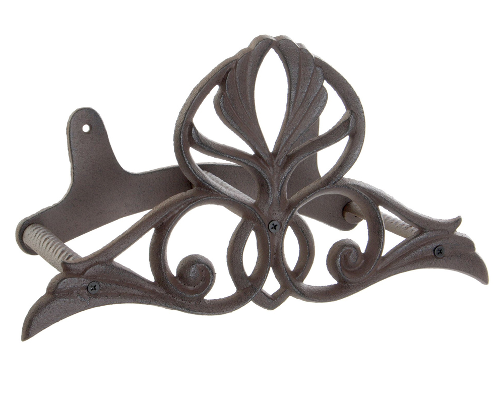 Porta tubo decorativo per parete ghisa - immagine 4