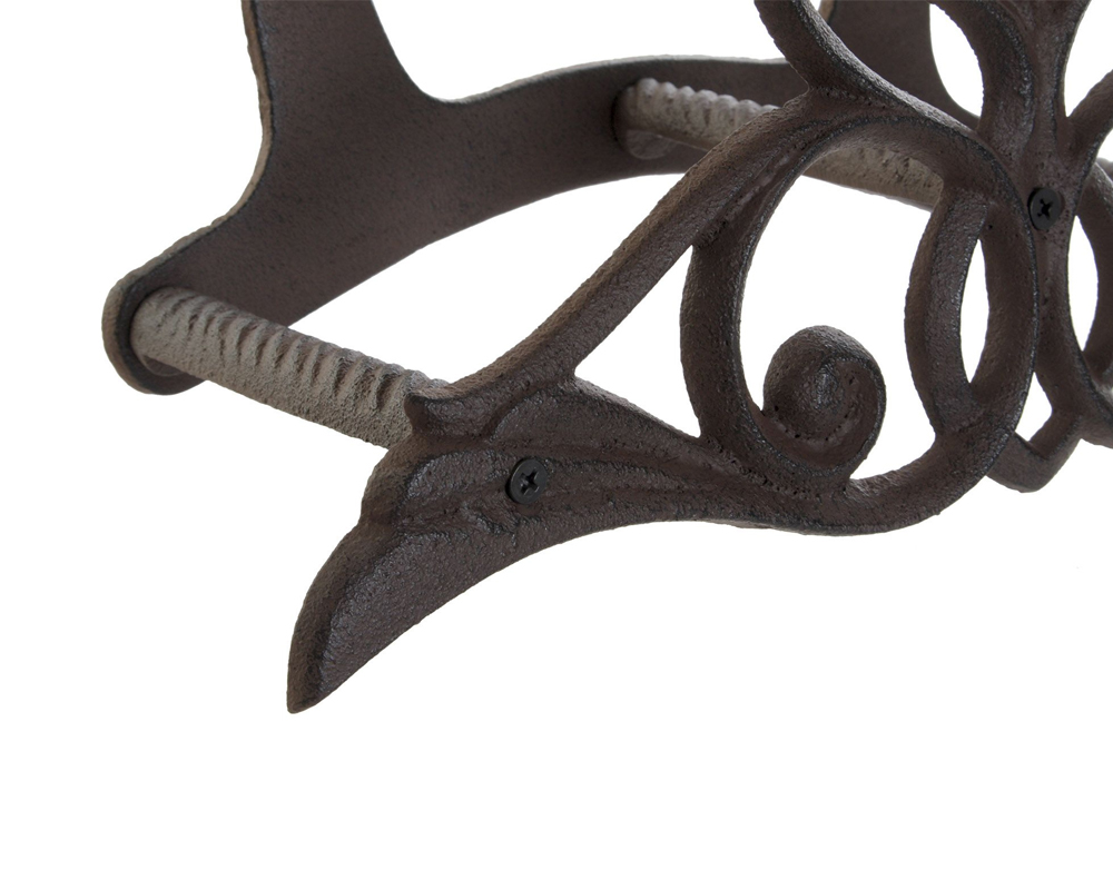 Porta tubo decorativo per parete ghisa - immagine 3