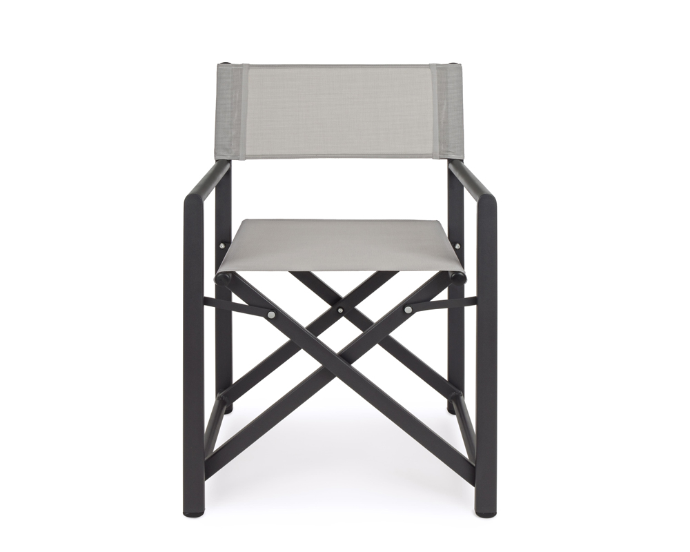 Sedia Regista Taylor Bone in Alluminio e Textilene - immagine 2