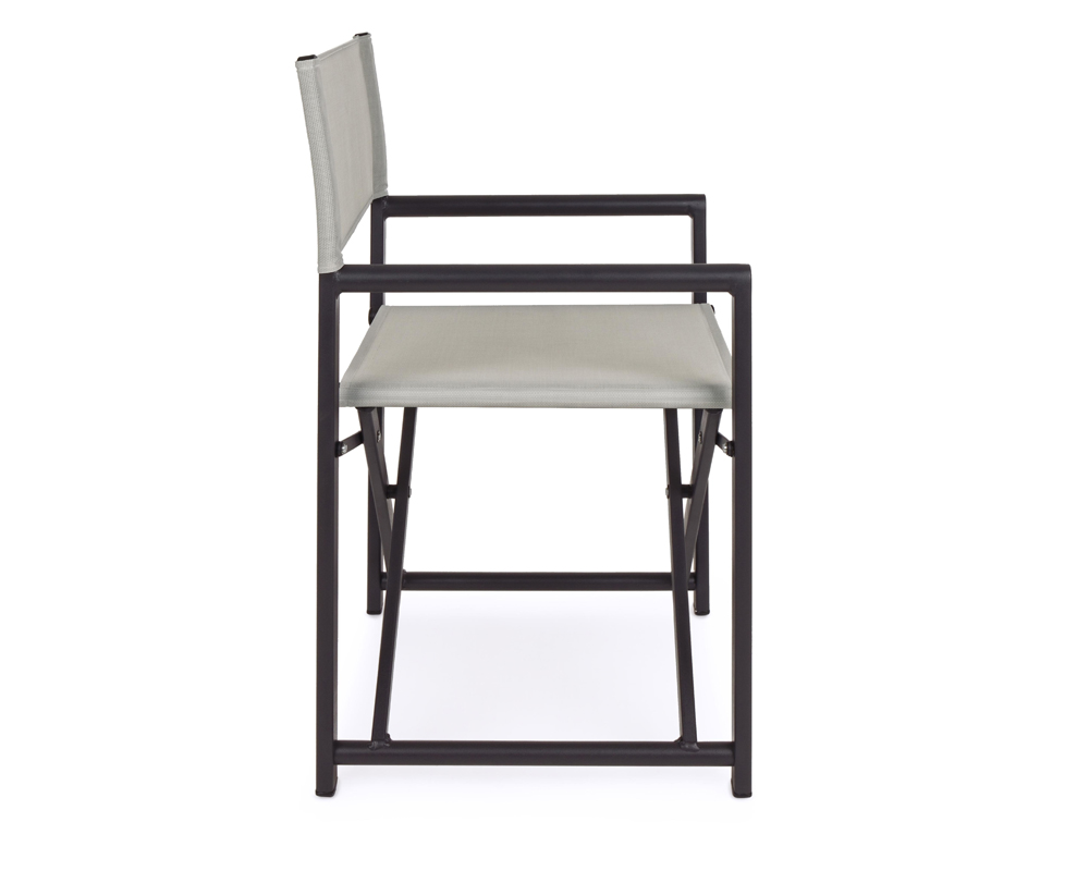 Sedia Regista Taylor Bone in Alluminio e Textilene - immagine 3