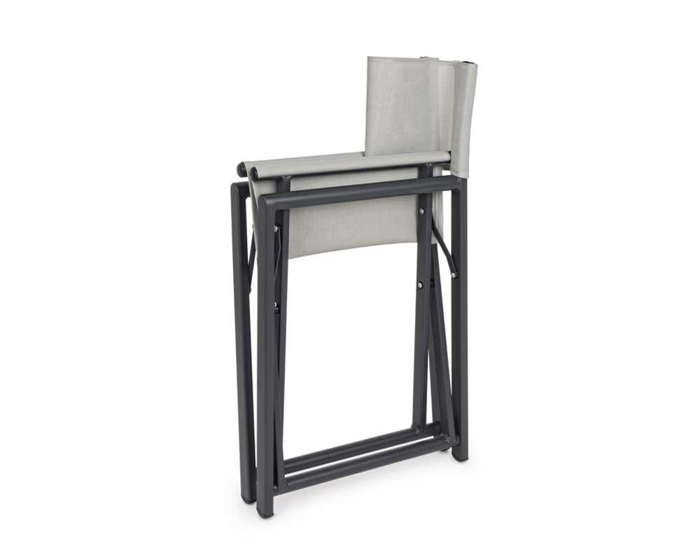 Sedia Regista Taylor Bone in Alluminio e Textilene - immagine 8