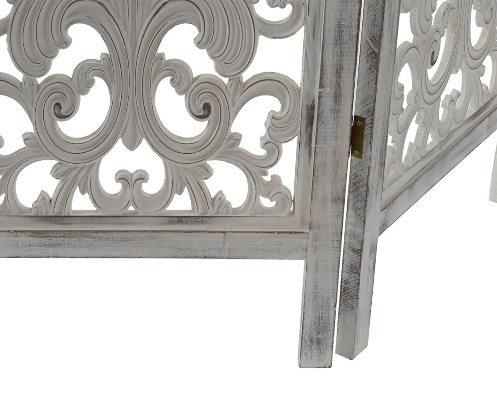 Separaparete Arabesque Bianco in Legno - immagine 3