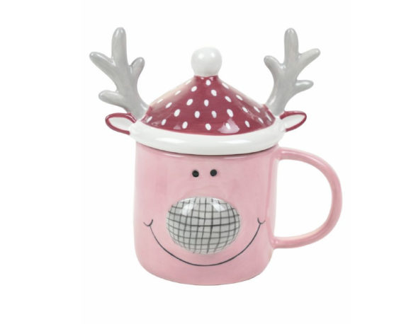 Trendy christmas mug con coperchio