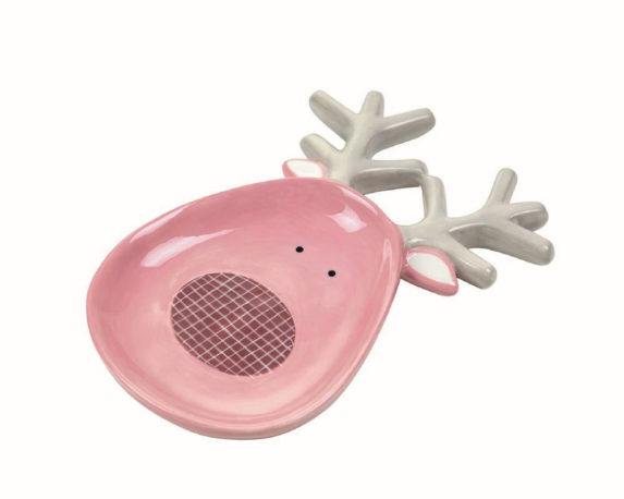 Trendy christmas piatto large renna