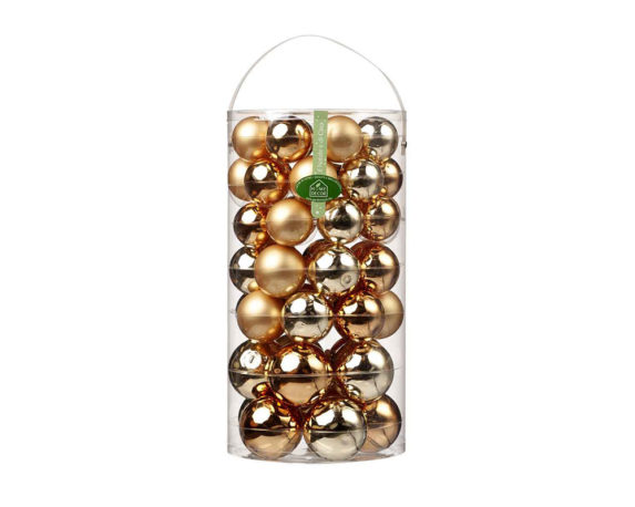 Box 48 pezzi 50/60/70mm oro mix