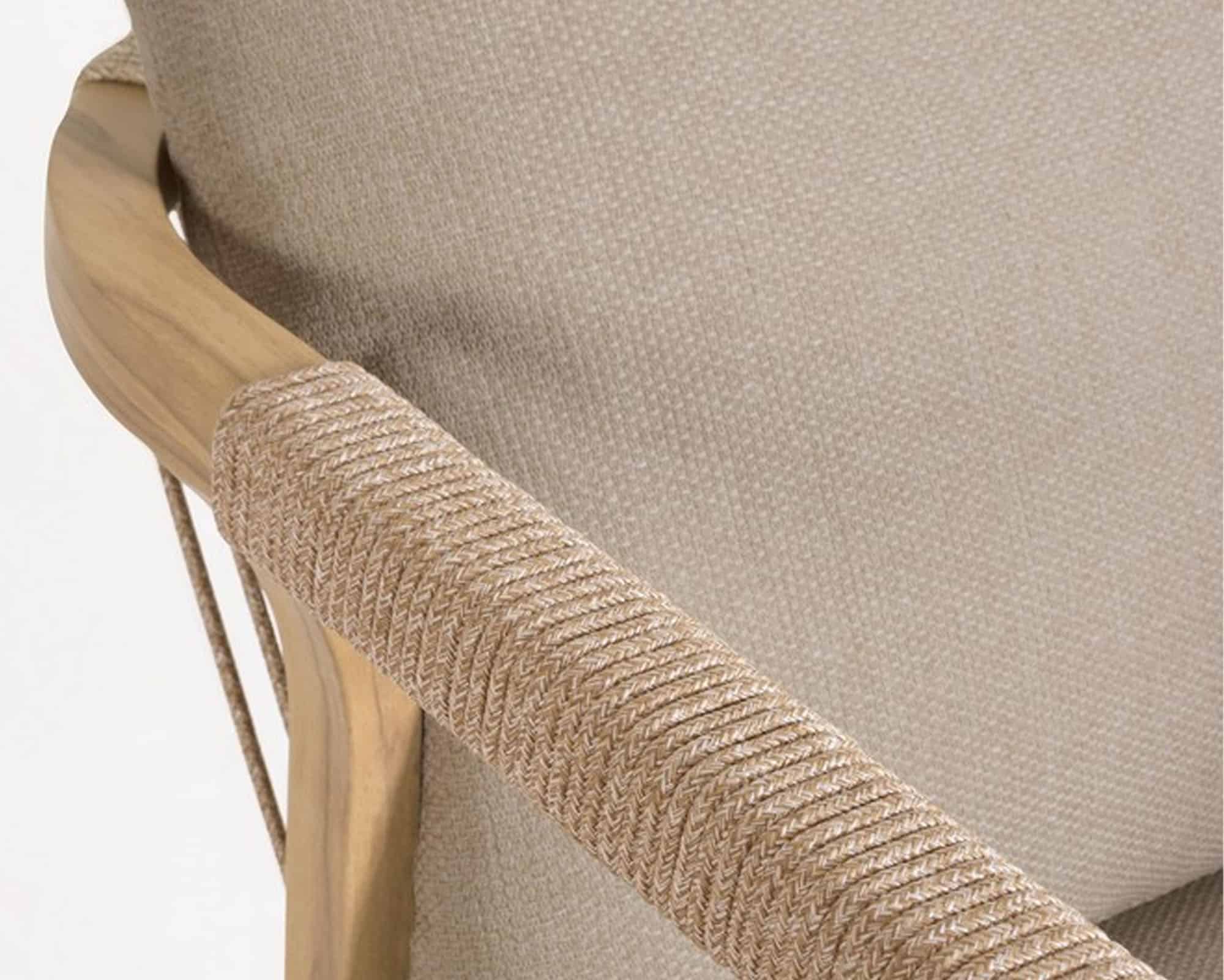 Set Tavolo Bar e 4 Sgabelli Kalimera Desert Piano con Mattonelle Nocciola 140x73x100cm in Alluminio - Bizzotto - immagine 9