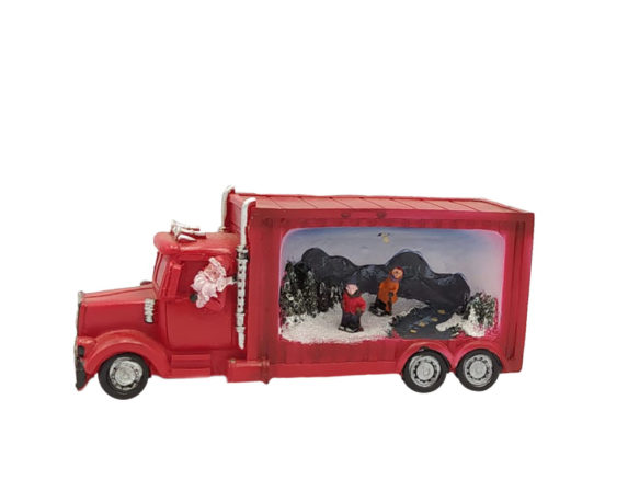 Babbo Natale C/camion Led