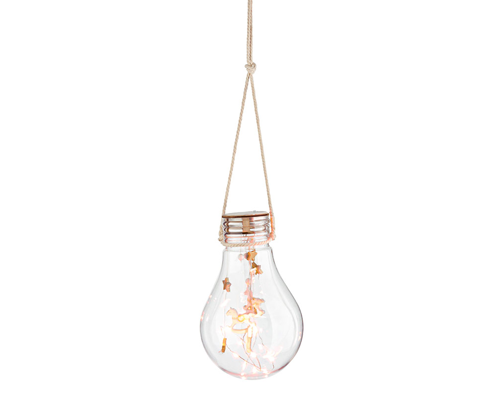 Decorazione luminosa lampadina c-cavallino