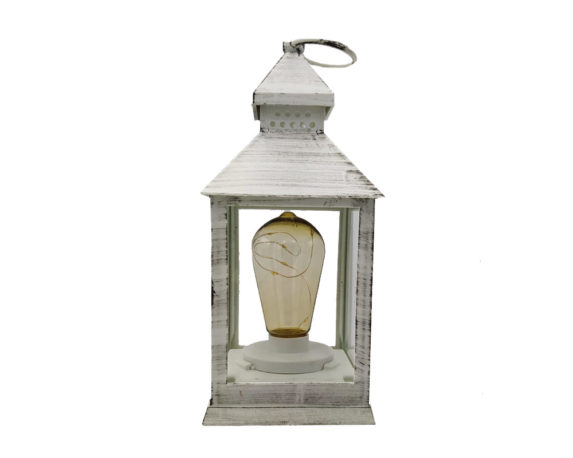 Lanterna decapata c/lampadina bianco