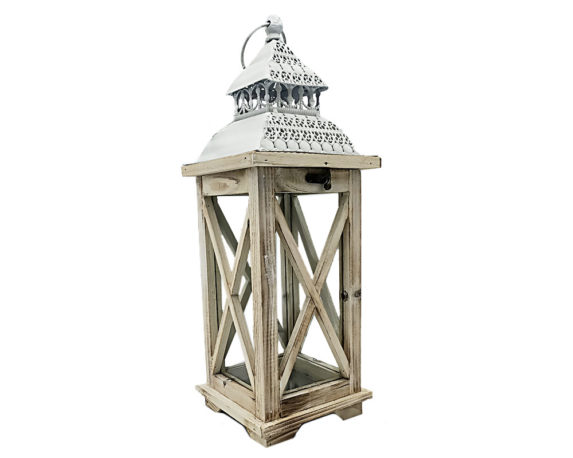 Lanterna mosca legno/metallo