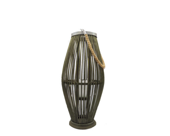 Lanterna Bamboo Medium Verde