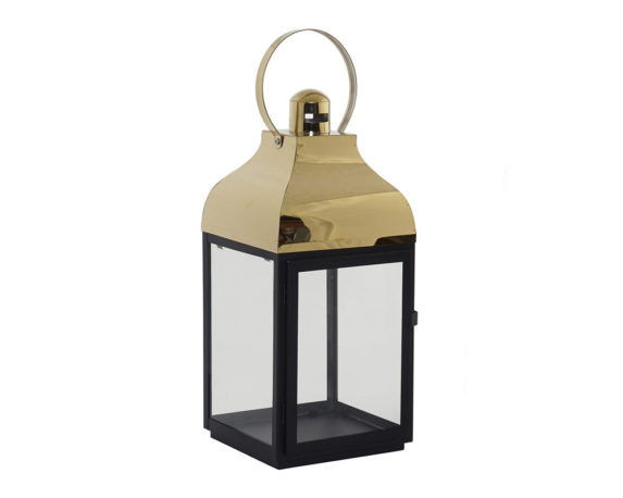 Lanterna cristallo large golder