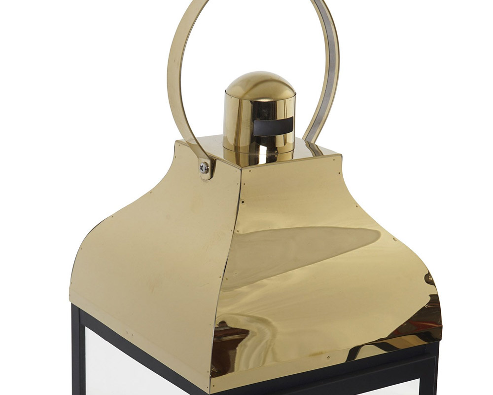 Lanterna cristallo large golder - immagine 2