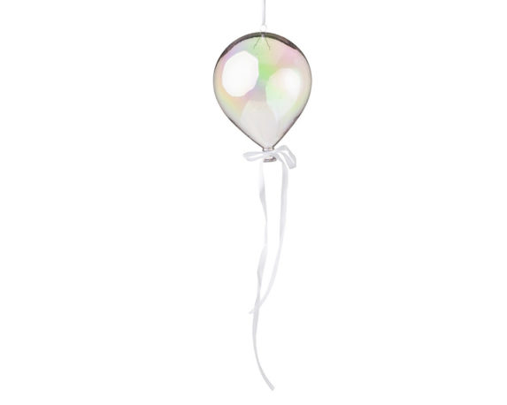 Palloncino pensile c-led vetro iridescente