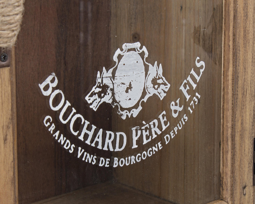 Pensile Officina 10 Cassetti e 1 Anta in Legno, Ferro e Zinco - immagine 2