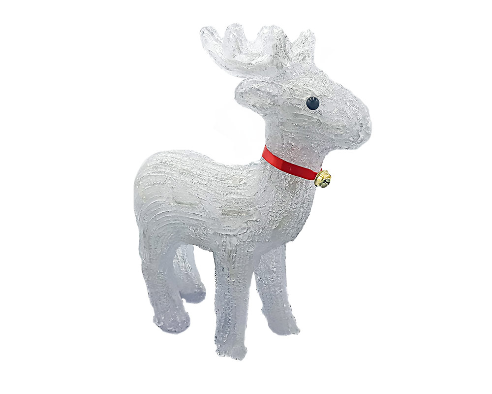 Renna in piedi 40led luce fredda