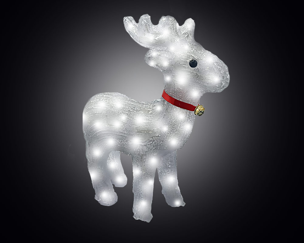 Renna in piedi 40led luce fredda - immagine 2