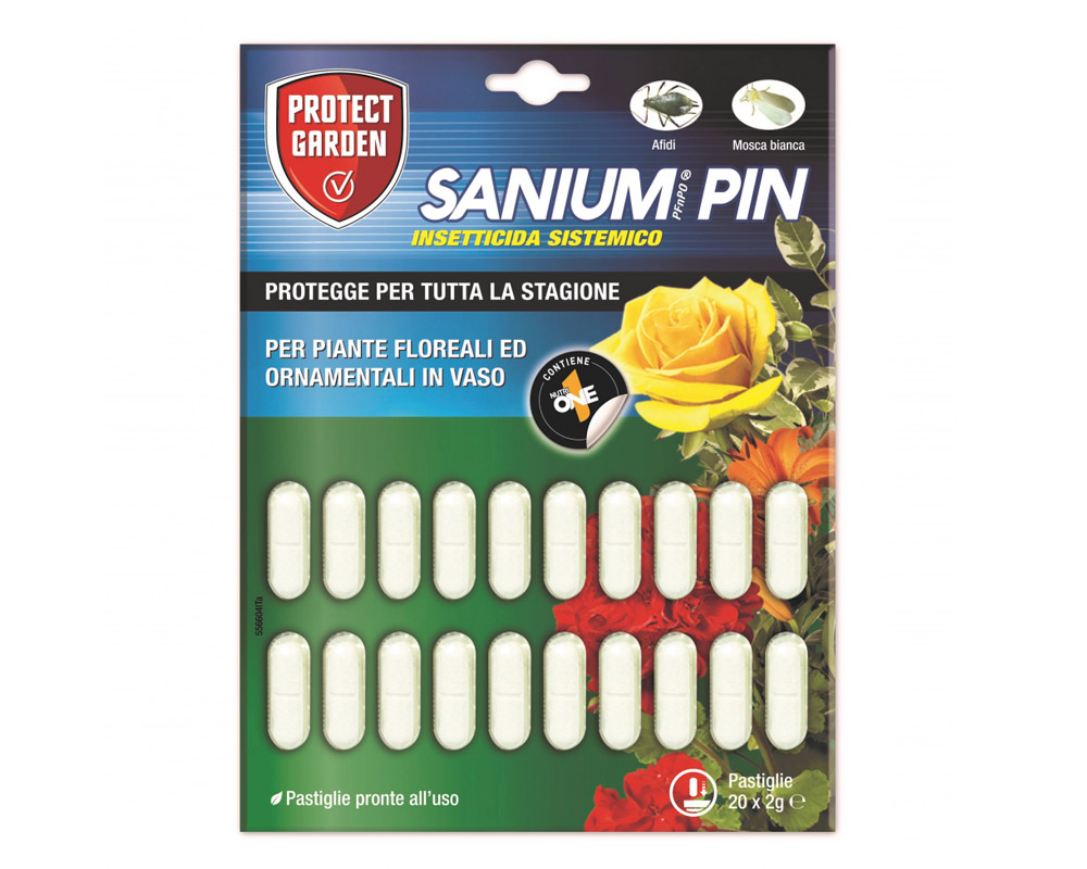 Insetticida in Pastiglie per Terreno e Piante su Vaso Sanium